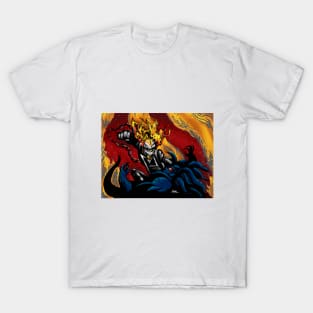 Ghost Rider vs Blackheart T-Shirt